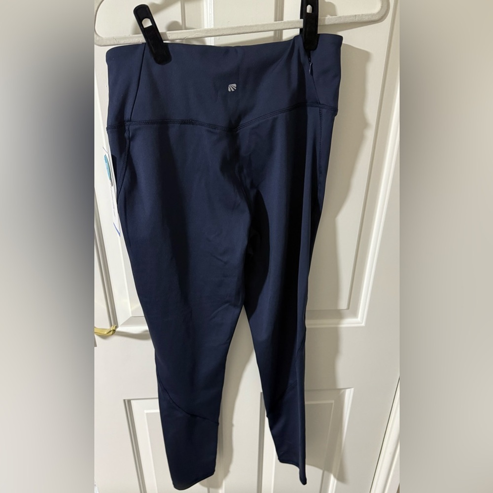 2/$25 NWT Marika Jade Navy Yoga Leggings xl - Picture 2 of 4